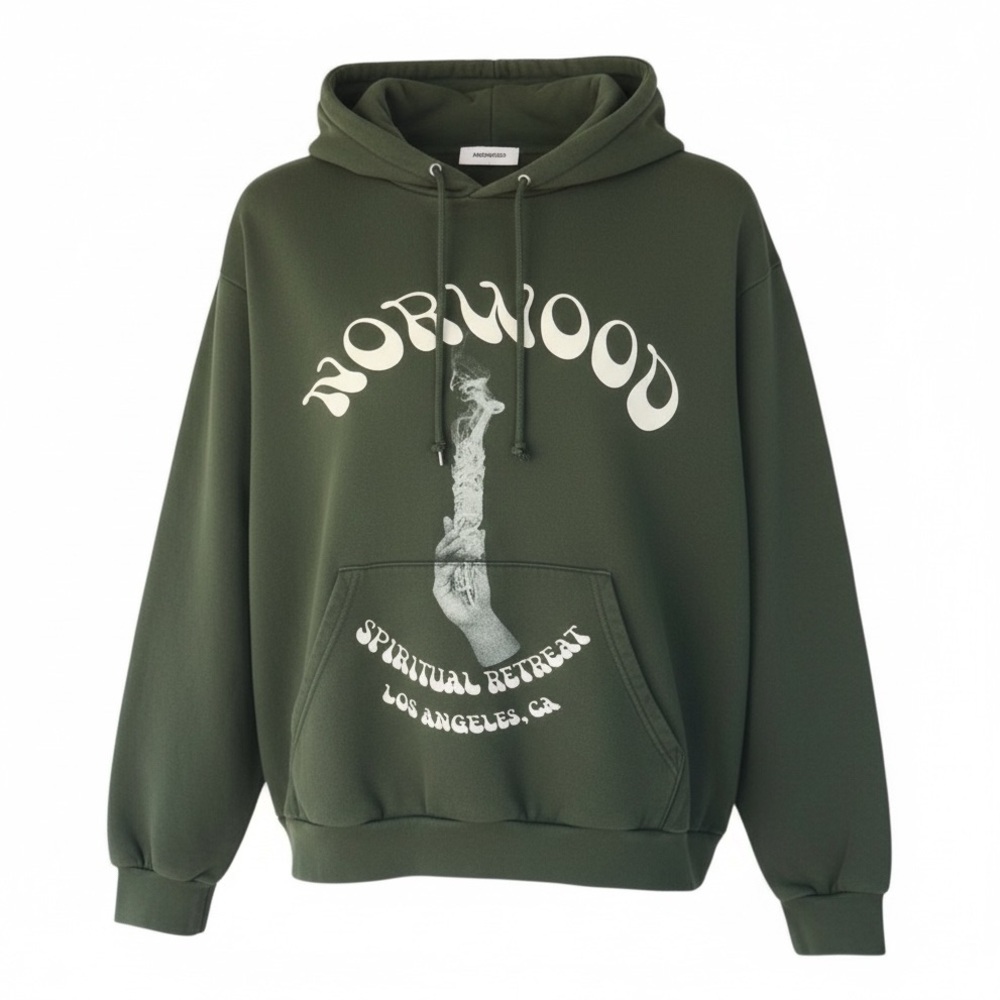 Norwood Hardrock Hoodie – Green – Size Small (Oversized Fit)